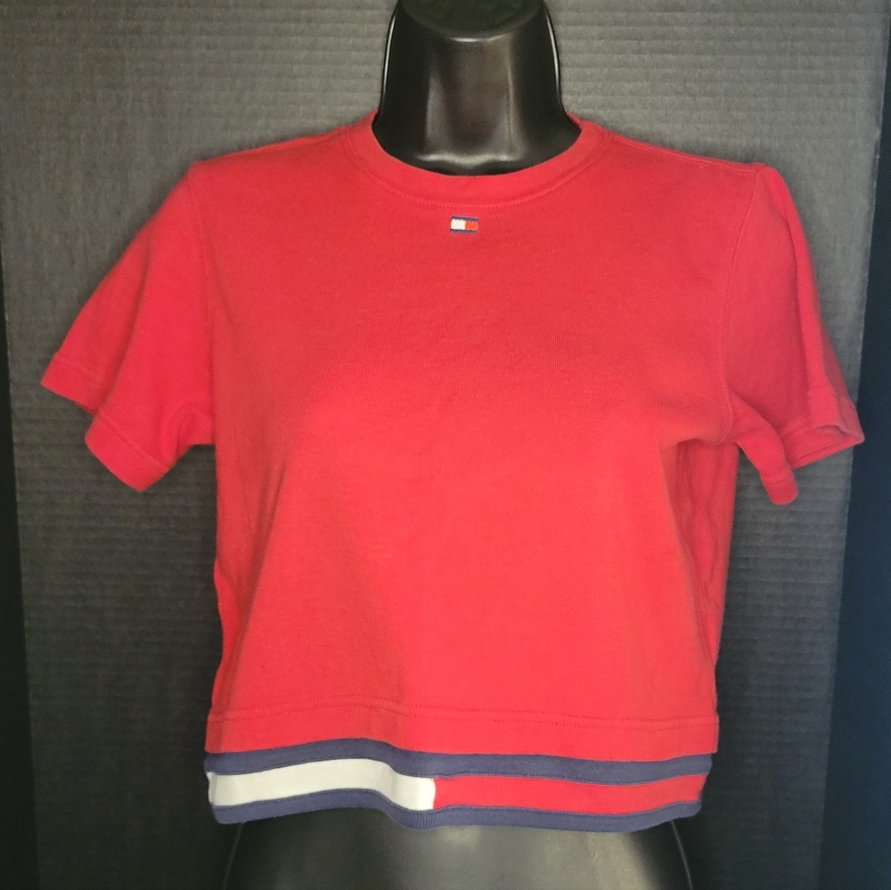 Tommy Hilfiger Red Short Sleeve Tee